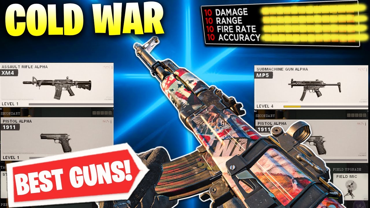 the BEST GUNS in BLACK OPS COLD WAR! *Tips & Explained* (Black Ops Cold War)