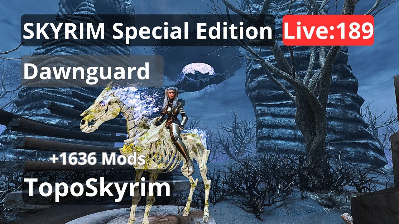 🔴 SKYRIM: En busca de las Polillas Ancestrales💀🌌 | Dawnguard Ep. 10 | Live 189