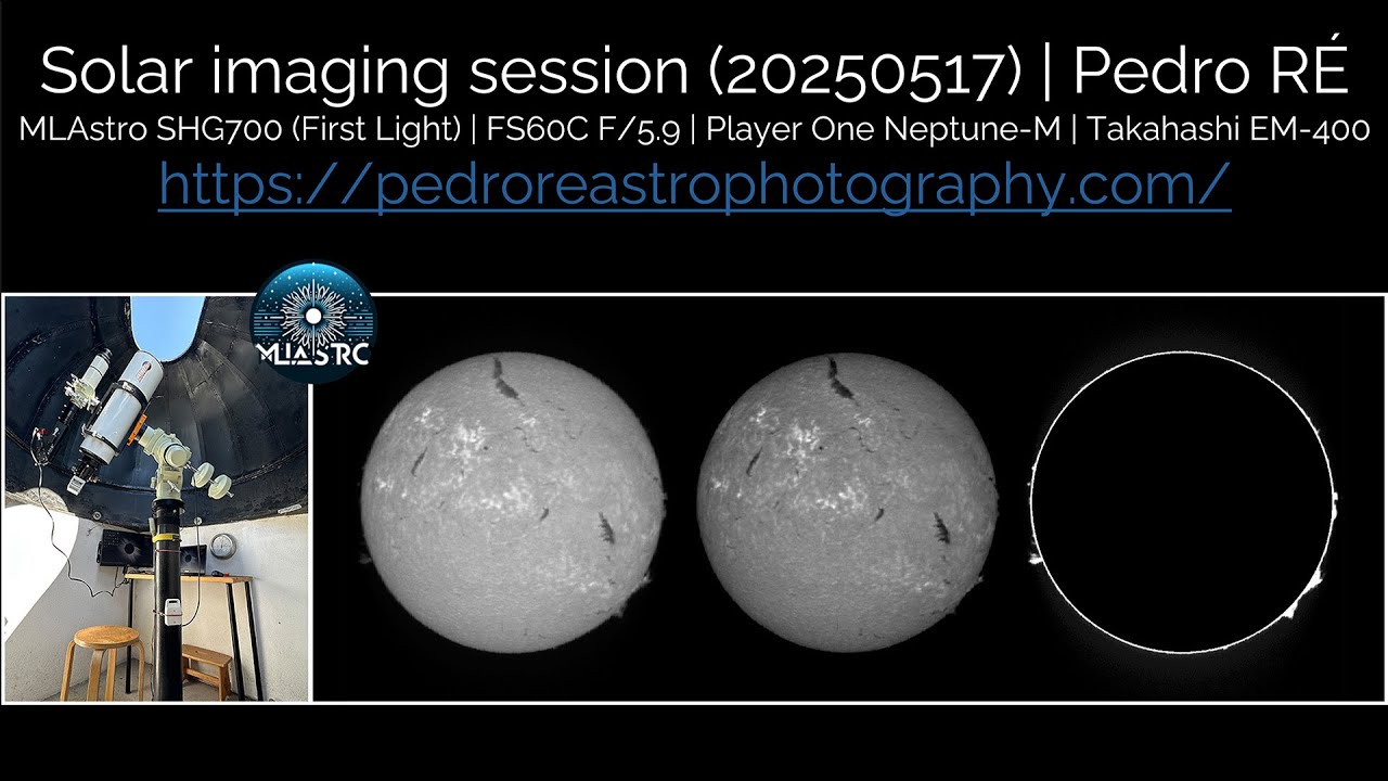 MLAstro SHG700 (First Light) | FS60C F/5.9 | Player One Neptune-M | Takahashi EM-400