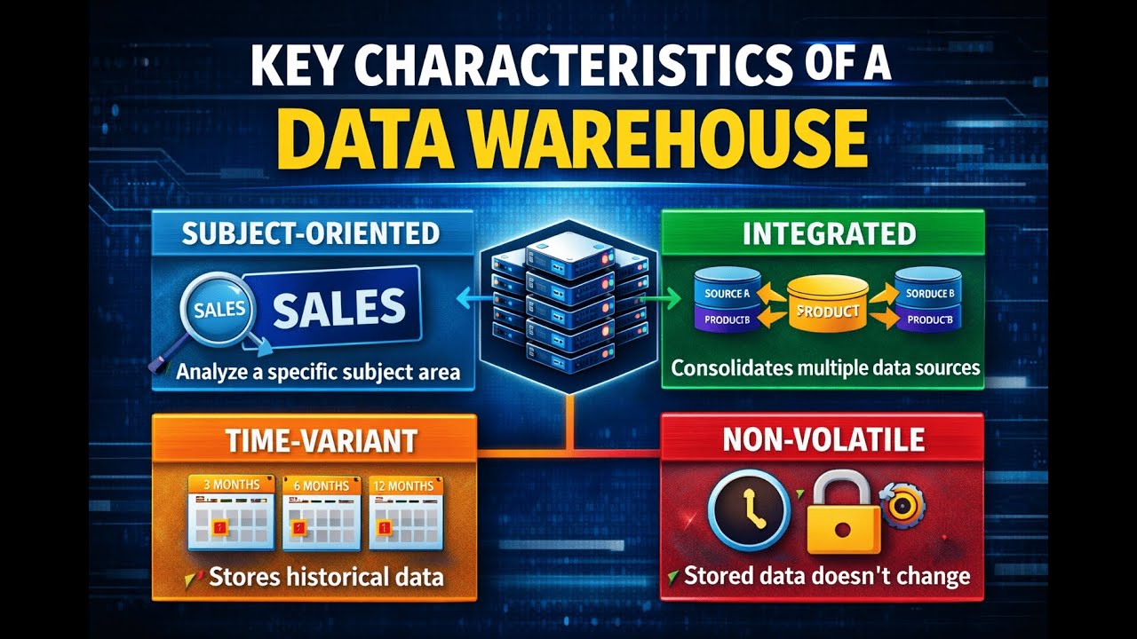 Datawarehouse Definition | Data warehousing | Data Engineering Concepts