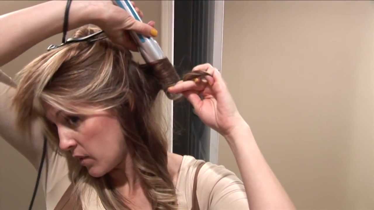 Локоны, выпрямляемые утюжком // Волосы в стиле 70-х // Уроки по прическам