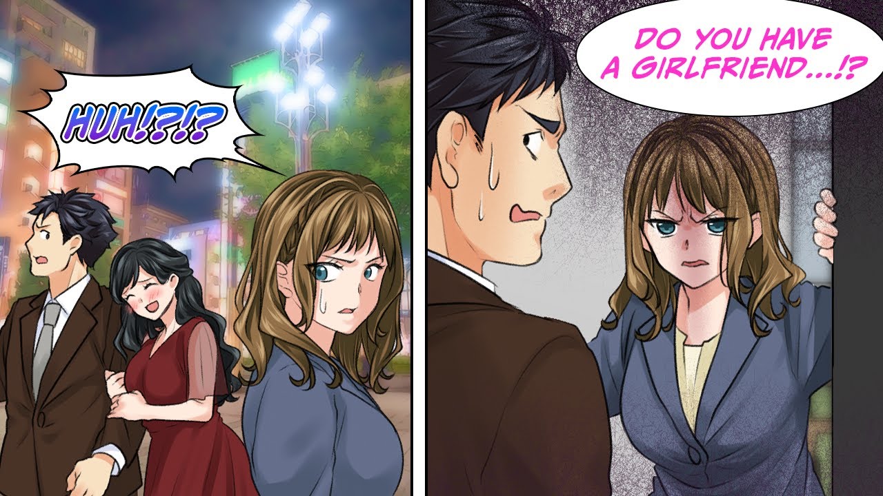 [Manga Dub] My coworker asks me if I have a girlfriend... When I say no, she smiles and...