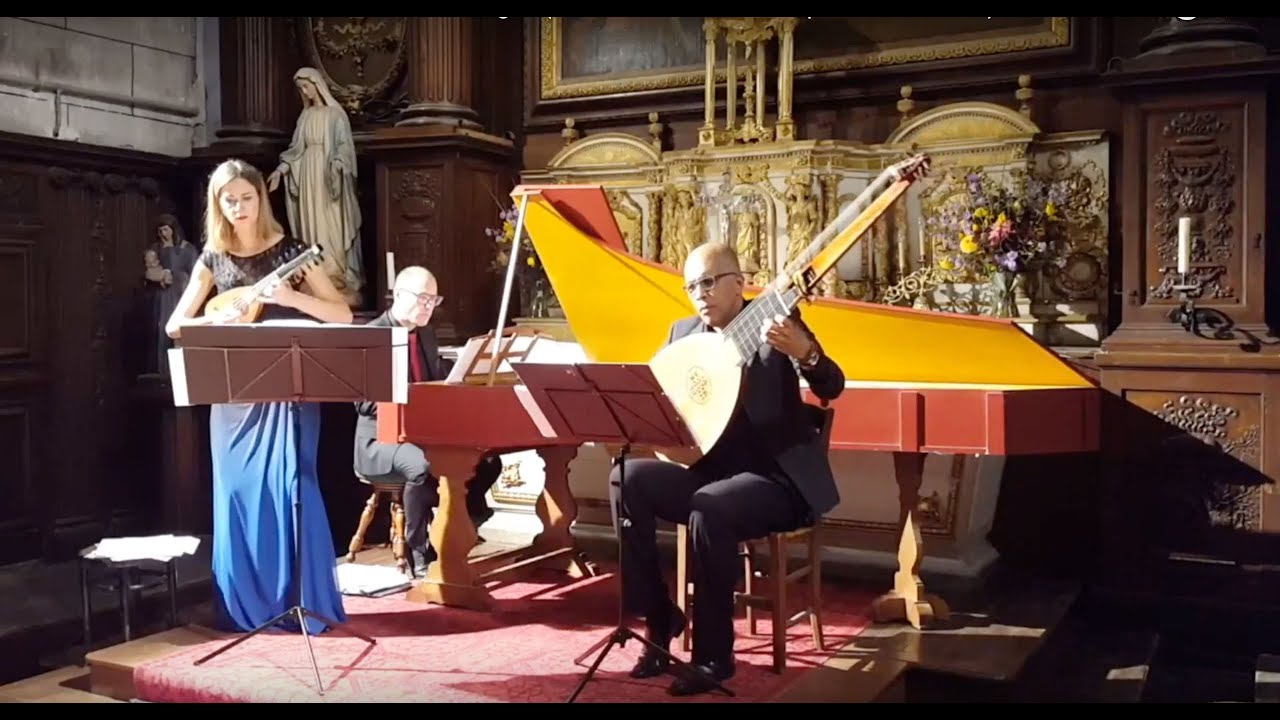 Valentini: Mandolin sonata. 12 n. 2 - Allegro (LIVE at Festival Baroque de Sezanne)