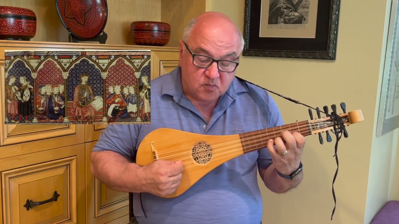 Cantiga #384 From Cantigas de Santa Maria for Medieval Gittern
