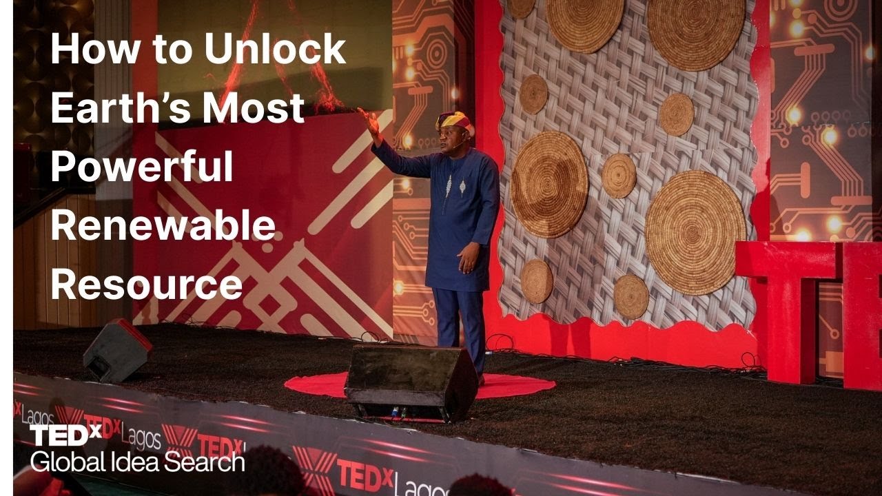 How to Unlock Earth’s Most Powerful Renewable Resource  | Vincent Egoro | TEDxLagos GIS