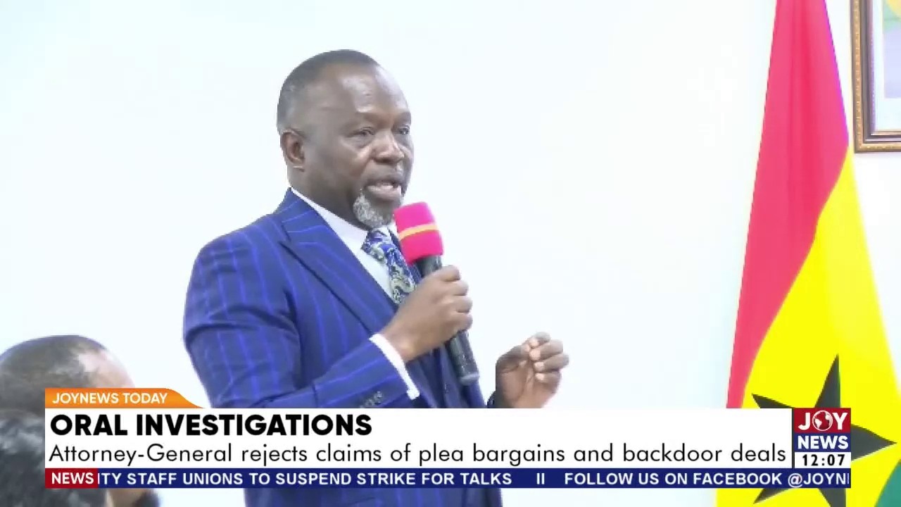ORAL Investigations: Attorney General rejects claims of plea bargains and backdoor deals | JN Today