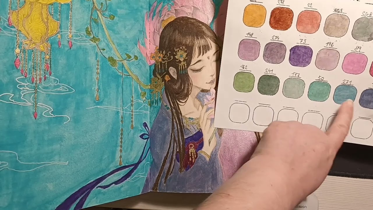 Deco Time metalic aquarel