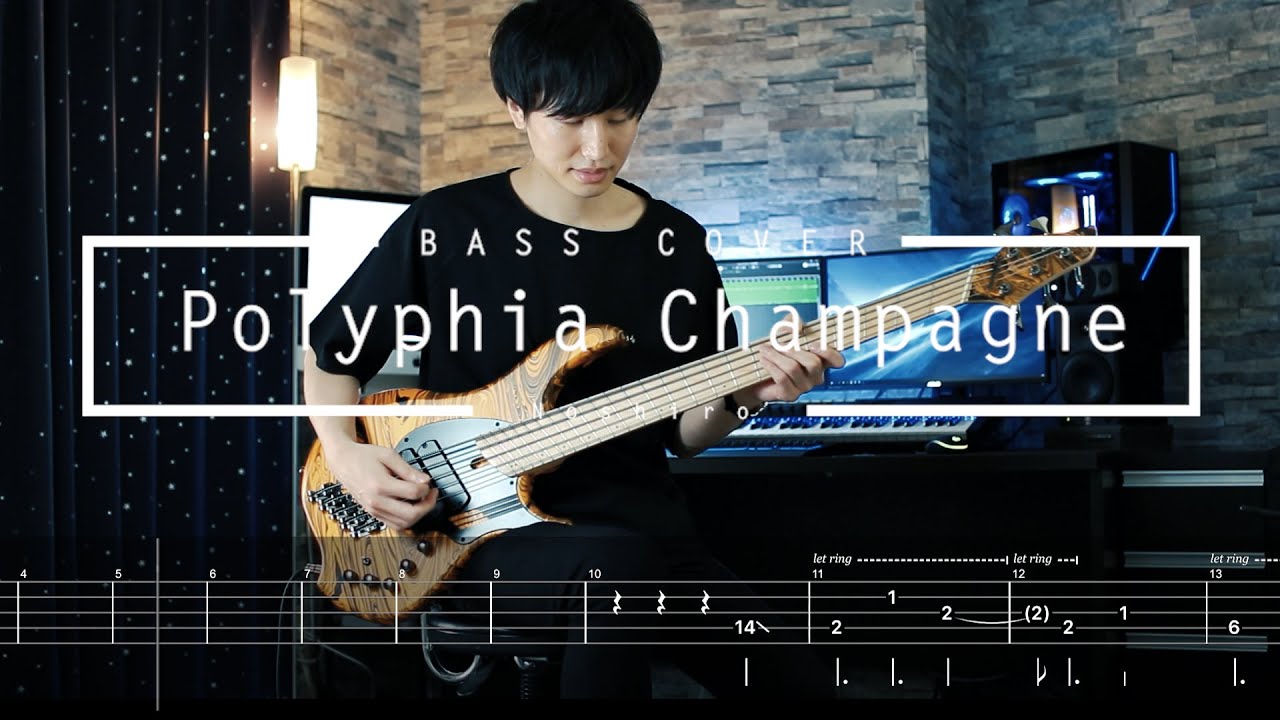 Polyphia - Champagne Bass Cover TAB
