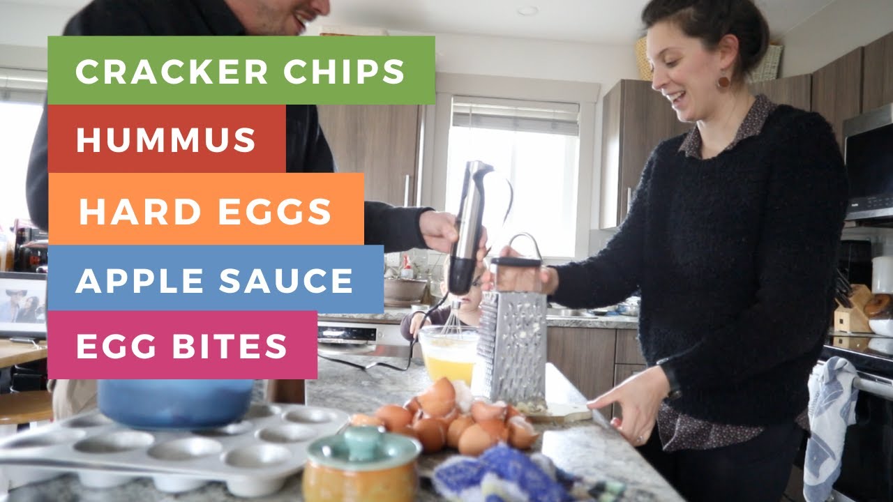 TOP 5 Homemade Snacks | From Scratch Snacks | Easy Healthy Snacks Sourdough Crackers, Hummus + Eggs