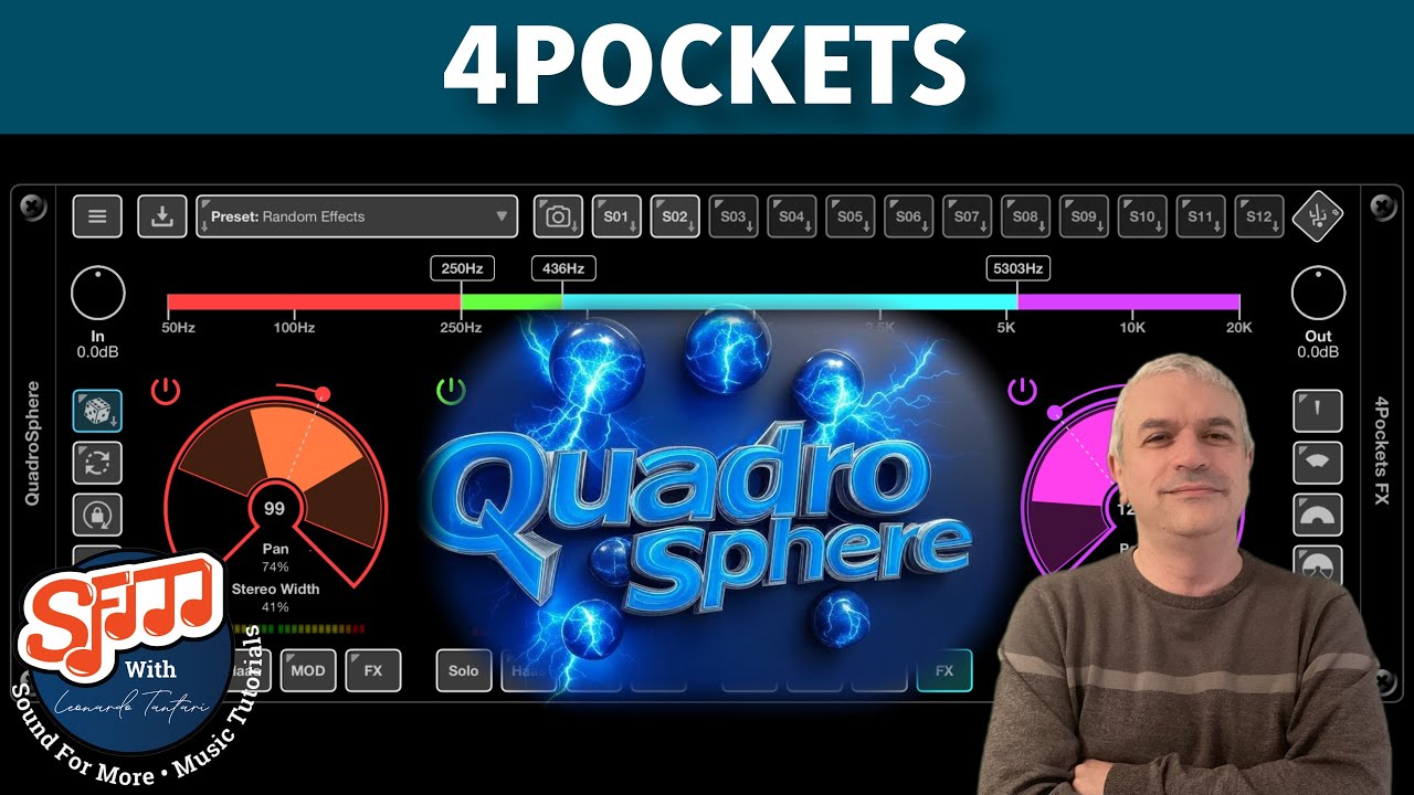 4Pockets QuadroSphere AUv3 - Tutorial: Getting Started