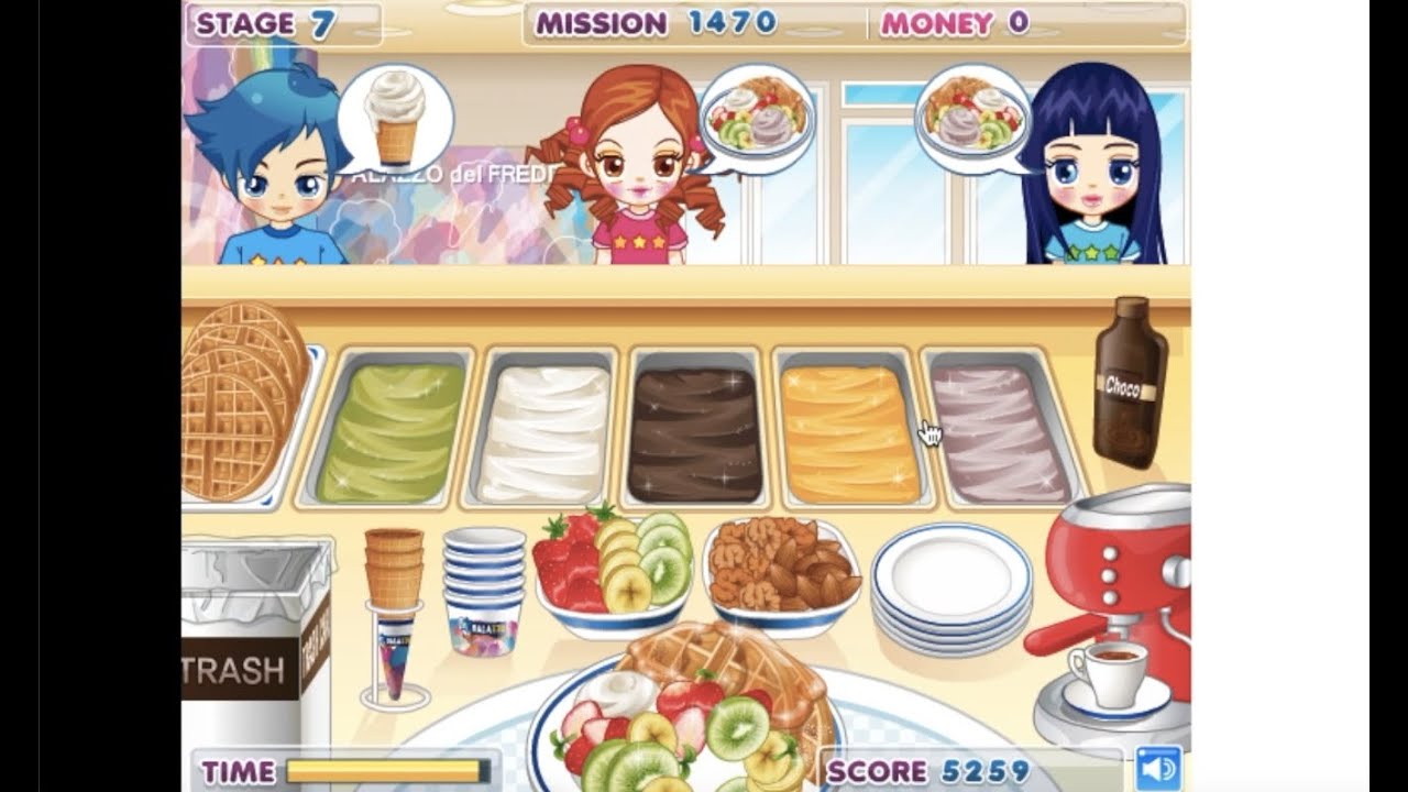 Sue's Ice Cream Shop Game