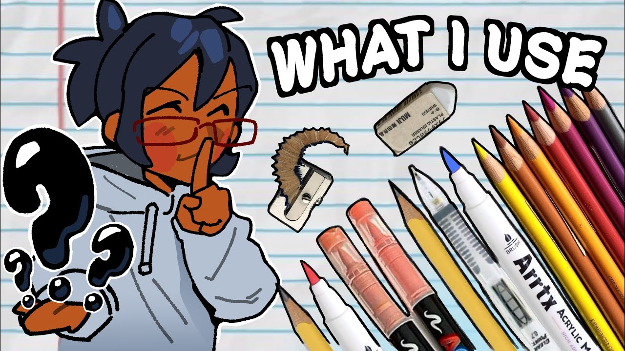 ALL THE SUPPLIES I USE TO CREATE MY ART!