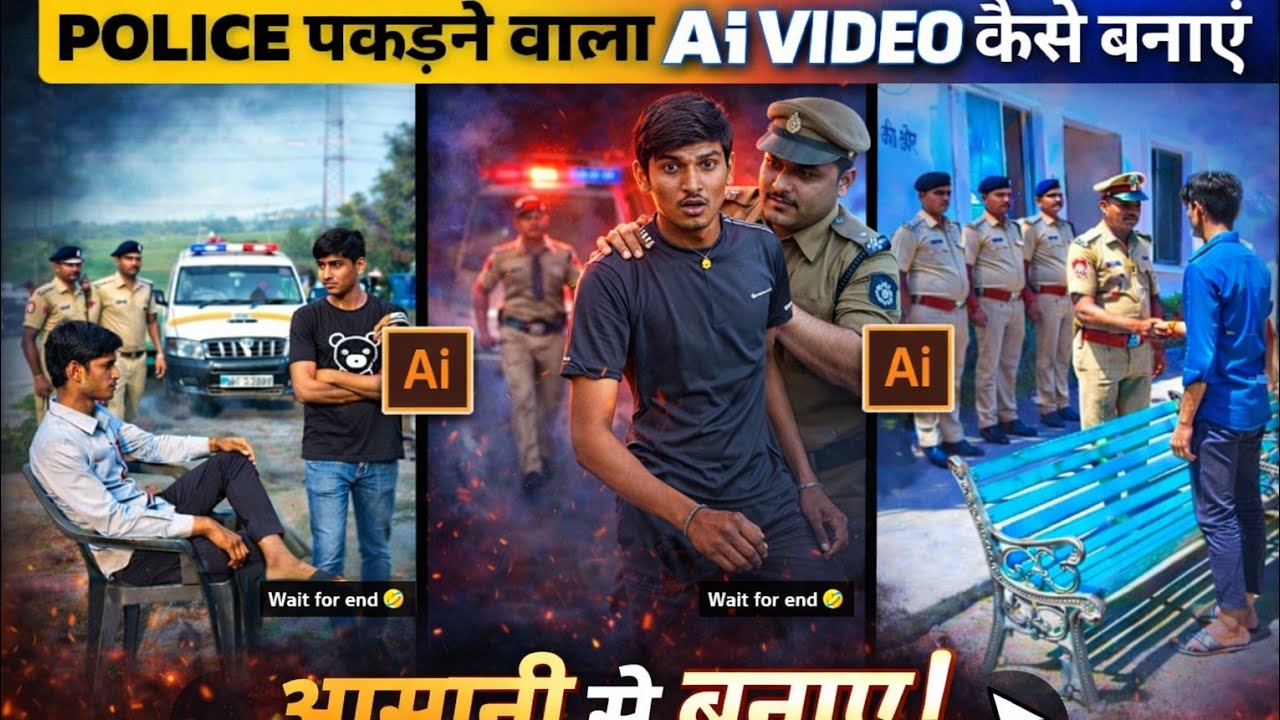 When AI Makes Me a Police Officer 👮🔥 | Viral Reel 2026