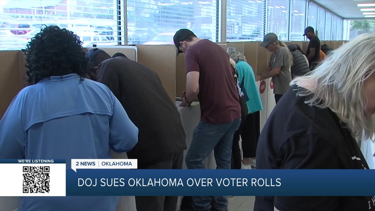 Department of Justice sues Oklahoma over voter rolls