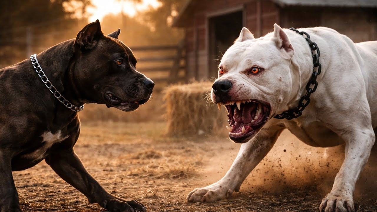 KEMİK KIRAN PİTBULL BİNGO PSİKOPAT DOG ARJENTİNOYLA TANIŞIYOR!
