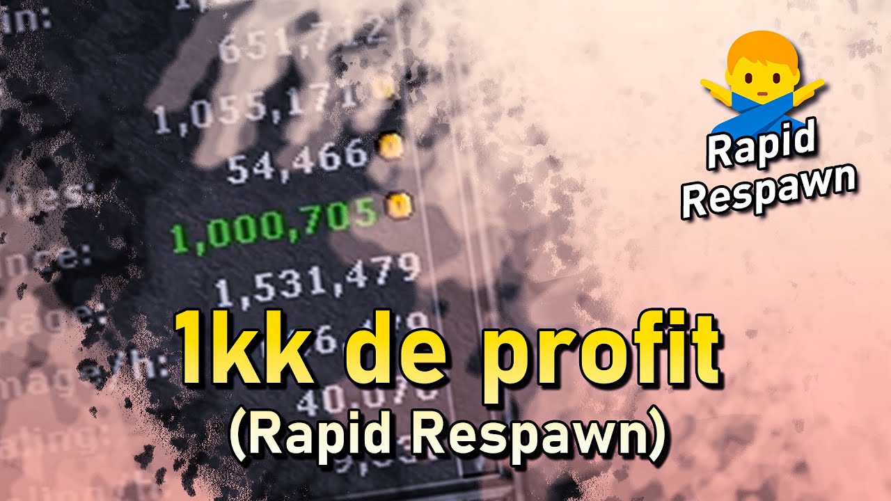 Tibia | Farmei 1kk na Rapid Respawn!