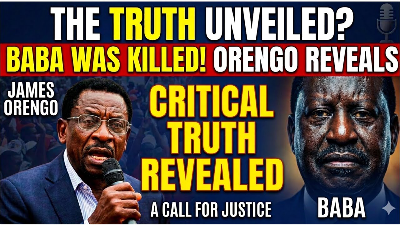 MYSTERY IN RAILA ODINGA DEATH REVEALED BY JAMES ORENGO BLOWS/ RUTO PANICS