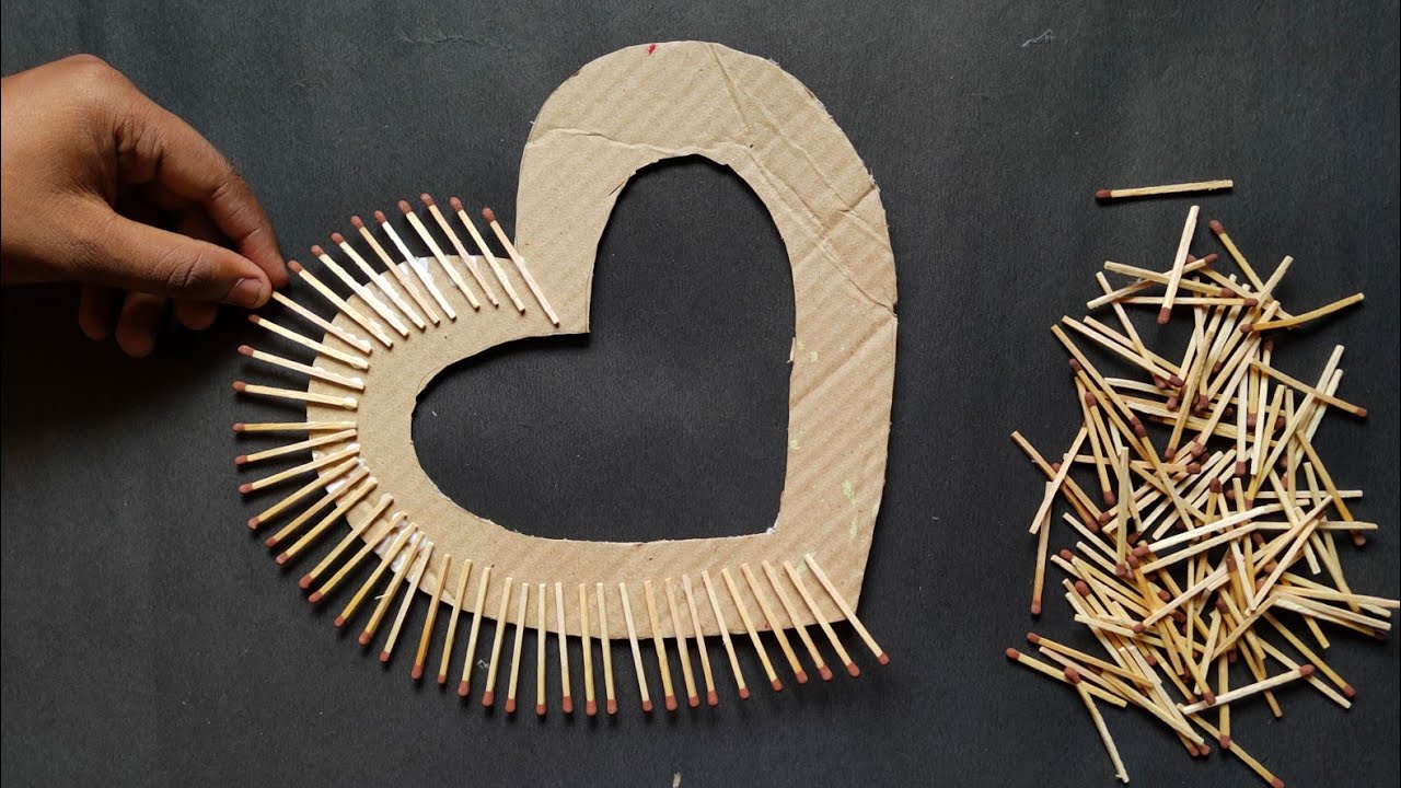 2 Beautiful Wall Hanging Craft| Best Out Of Matchsticks and Cardboard