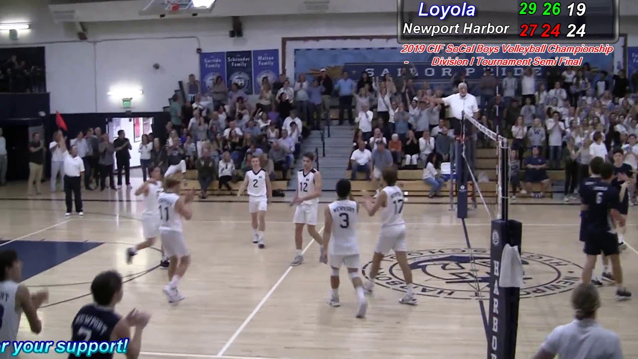 Loyola vs Newport Harbor | CIF SoCal Semifinal Boys Volleyball Highlights May 16, 2019 #youtube