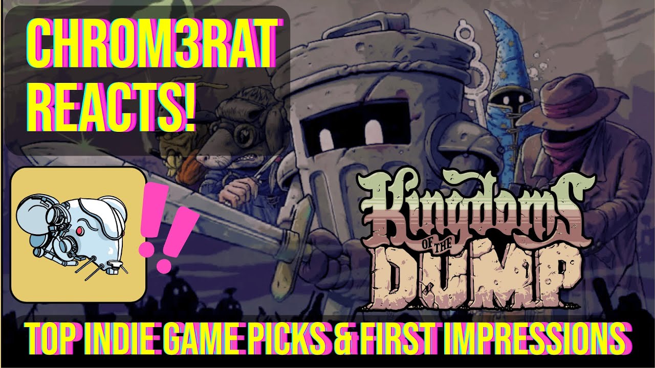 Kingdoms of the Dump | SNES JRPG Homage | Trash-Can Knights & Toxic Tides |  chrom3rat Reacts!