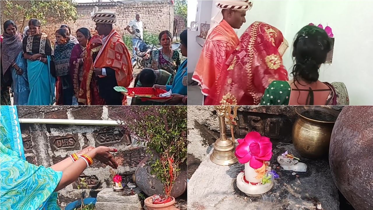 👰‍♀️दुल्हन का आगमन 🚶‍♀️आगे पीछे 🚶‍♀️‍➡️कुलदेवता से लिए आशिर्वाद 👏