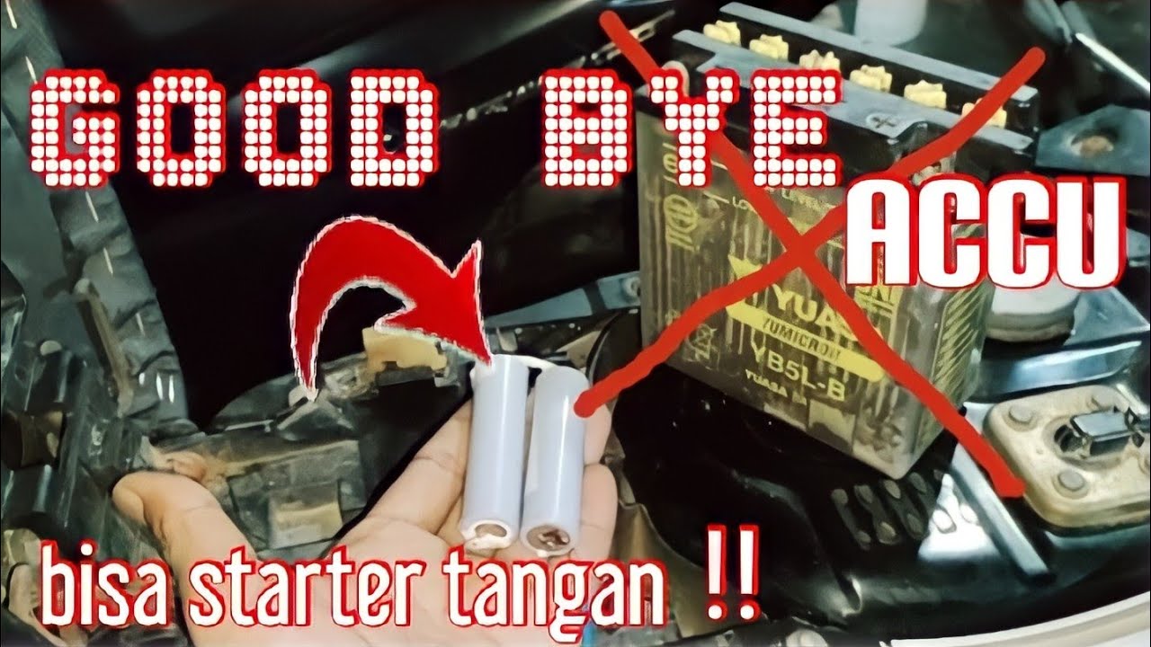 Motor gak usah pakai AKI, pakai ini saja bisa dobel starter