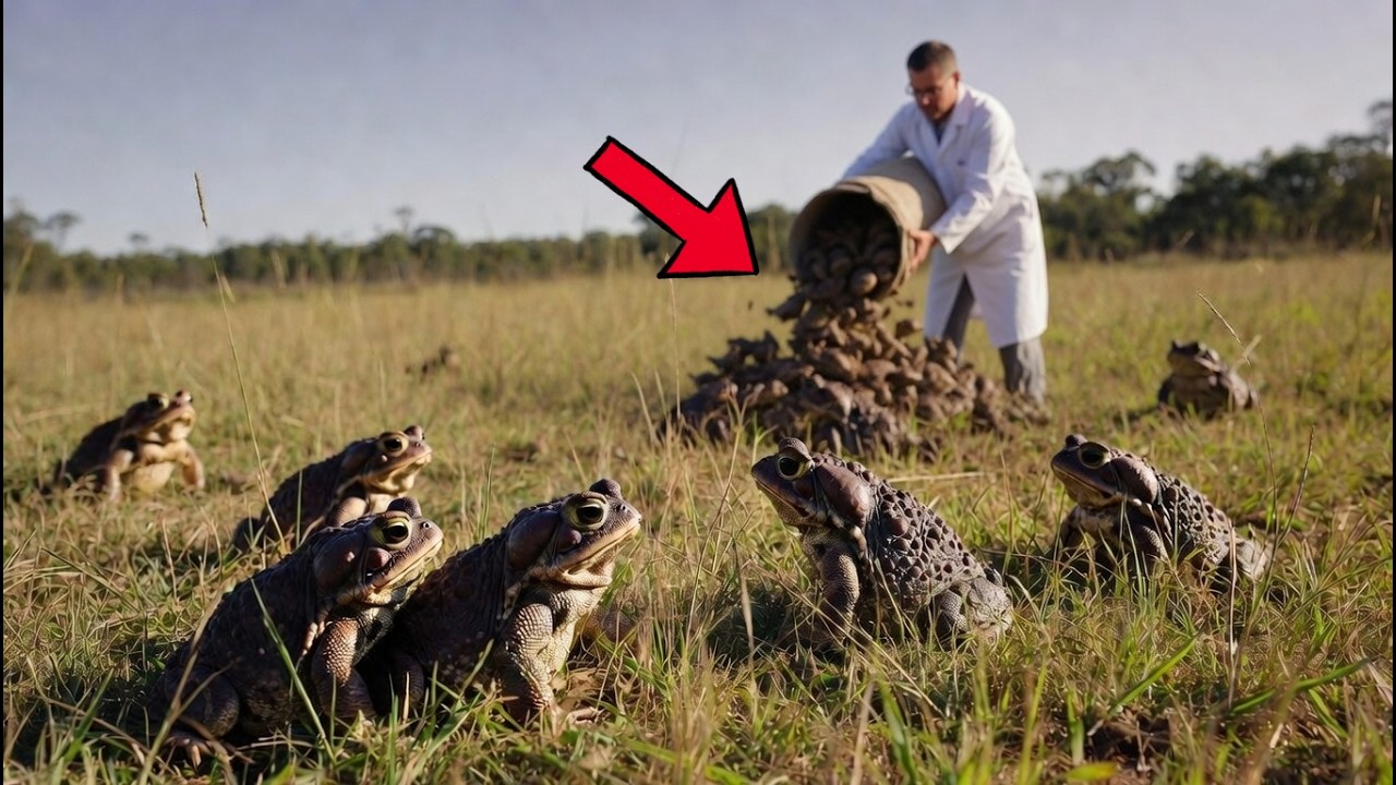 Учёные завезли 100 000 ядовитых жаб в Австралию, и вот что случилось...