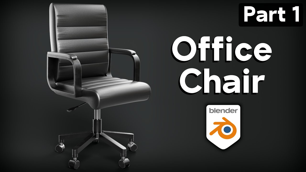 Realistic Office Chair - Part 1 (Blender Tutorial)