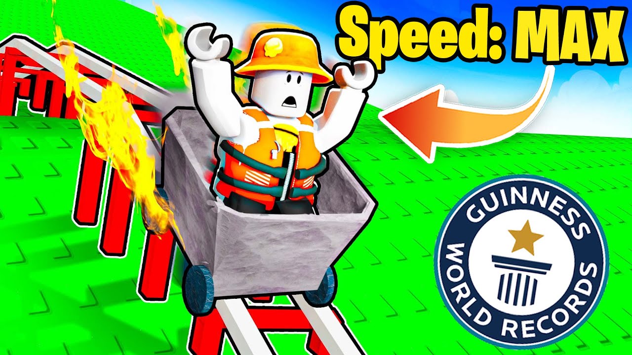 Я построил САМУЮ БЫСТРУЮ тележку для поездок в Roblox (мировой рекорд)