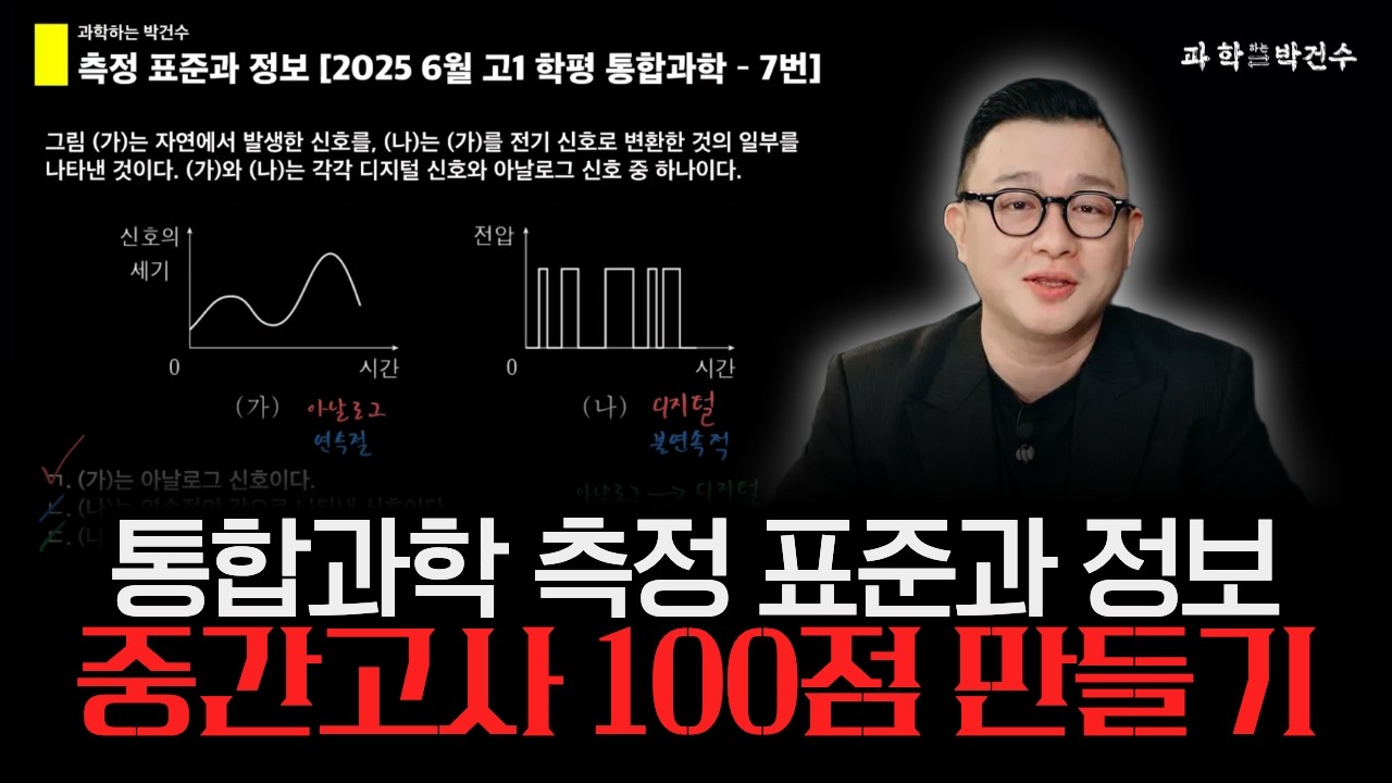 [통합과학1 중간고사] 실전 문제 풀이 : 측정 표준과 정보