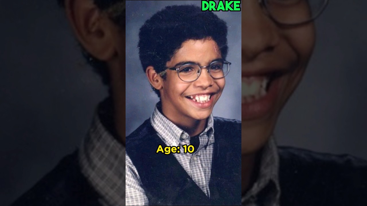 Drake's transformation over the years. #evolution #drake #degrassi #music #drakesongs #shorts