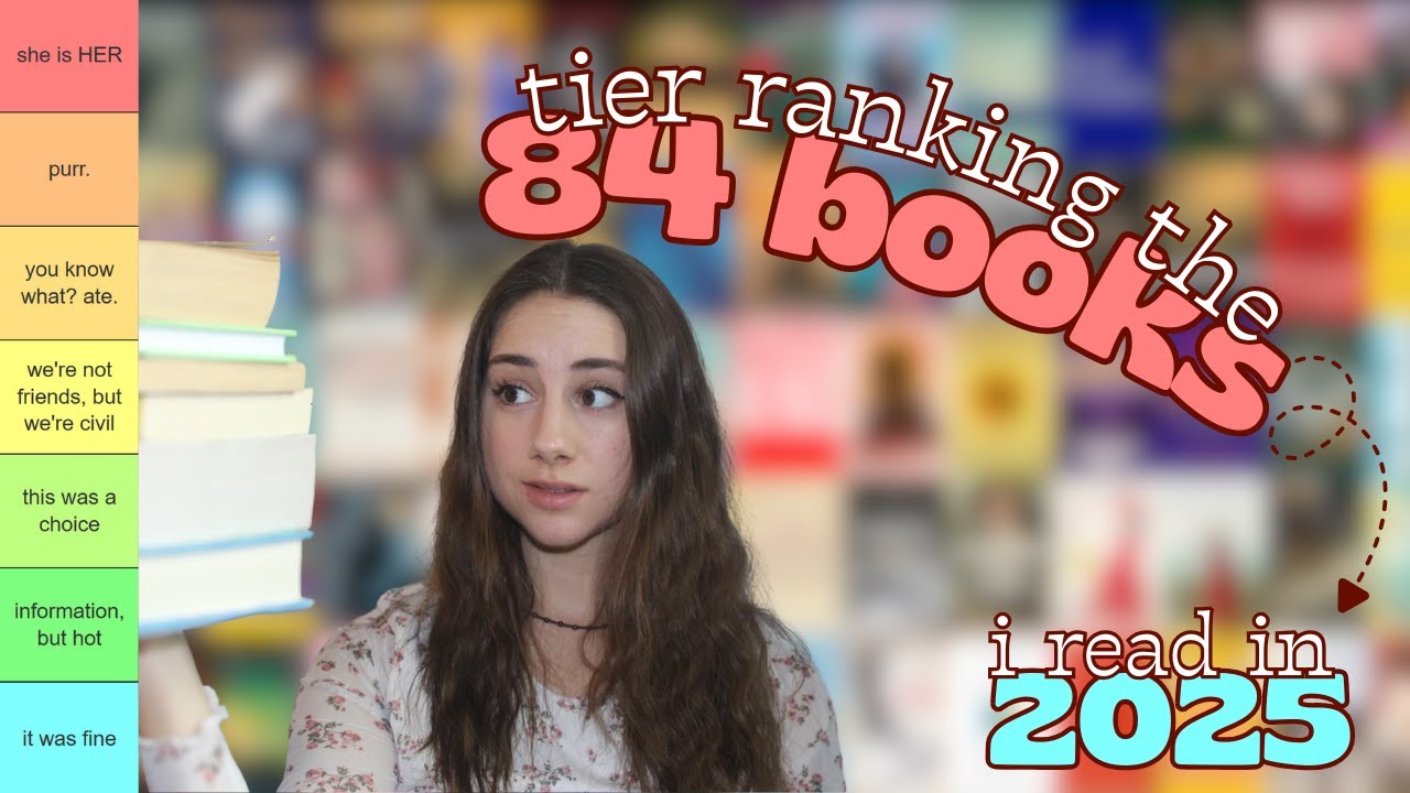 Tier ranking the 84 books I read in 2025!
