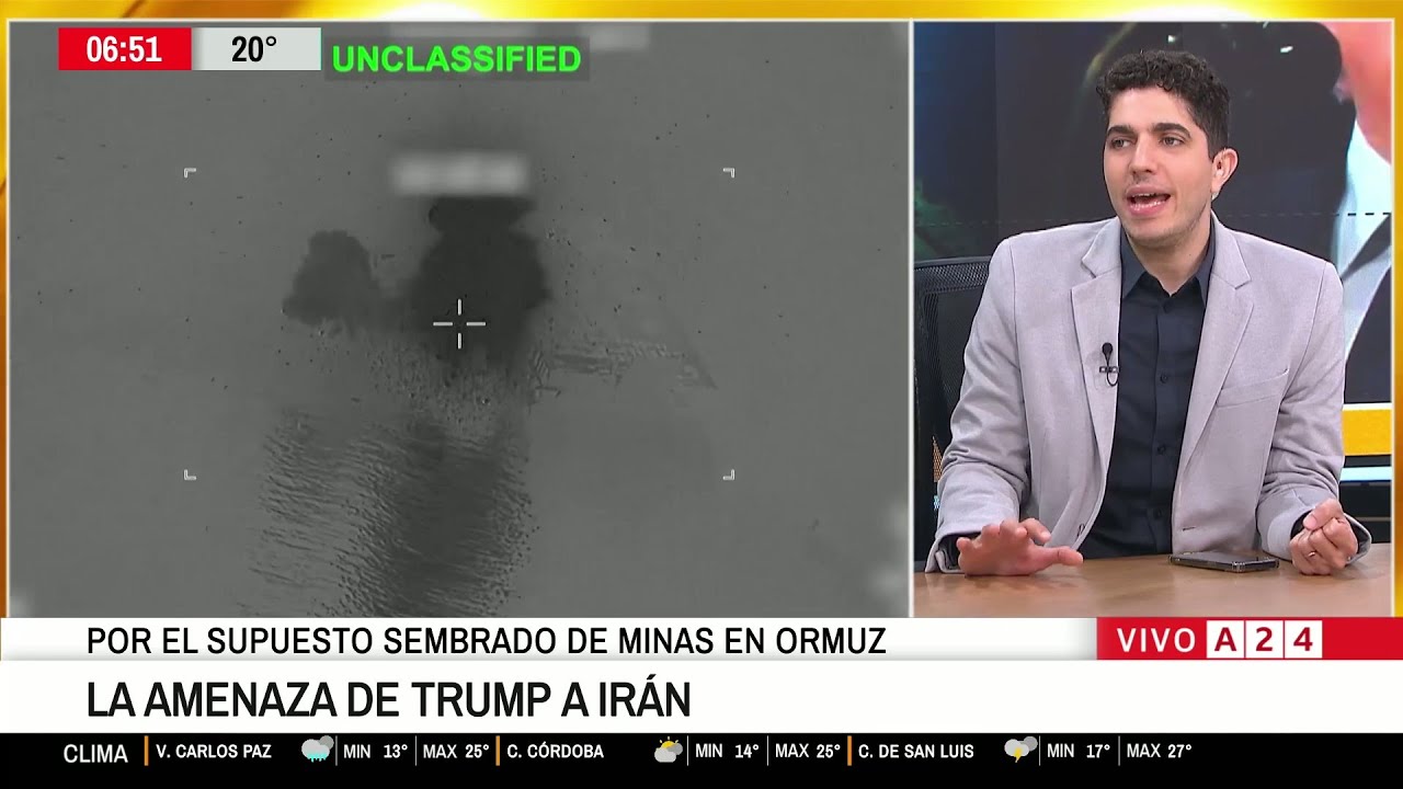 📢 LA AMENAZA DE DONALD TRUMP A IRÁN POR EL SUPUESTO SEMBRADO DE MINAS EN ORMUZ