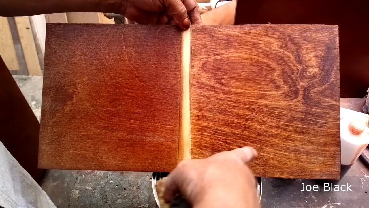 Tinta Para Madera al Alcohol ó Tinta de Esmalte aplicado a Mano.