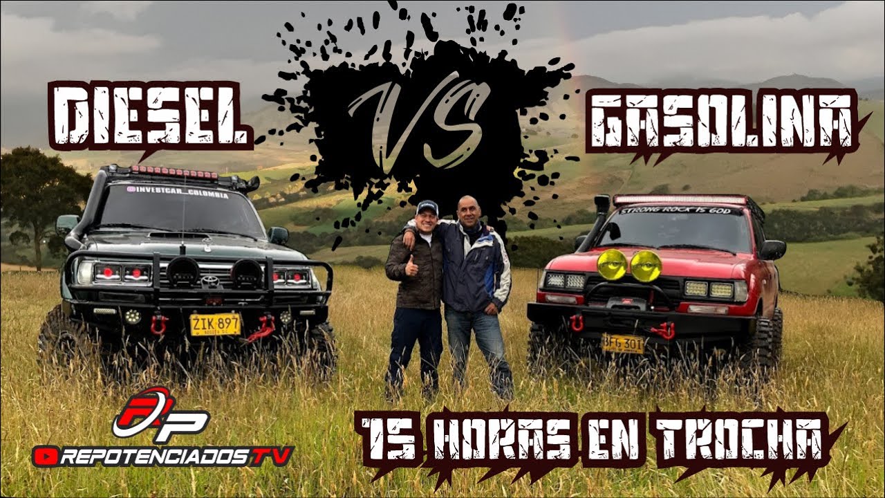 ¿DIESEL O GASOLINA? TROCHA EXTREMA CON LAND CRUISER  SERIE 80 | SALIMOS AL OTRO DIA | OFF ROAD
