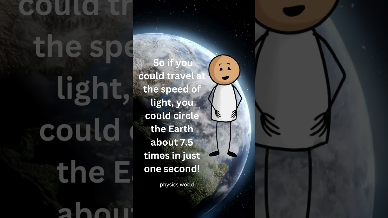 The speed of light is approximately 299,792,458 meters per second.