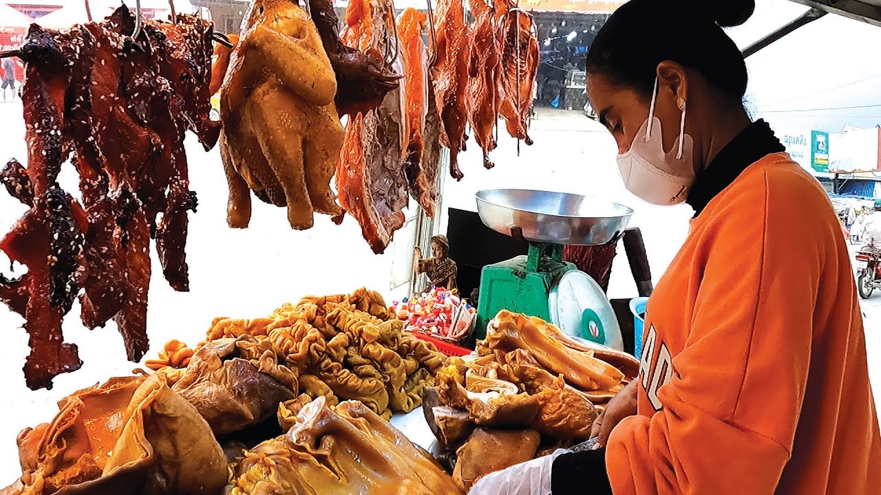 Pork Chops at zone KOKIR market - Cambodia's Greatest Street Food