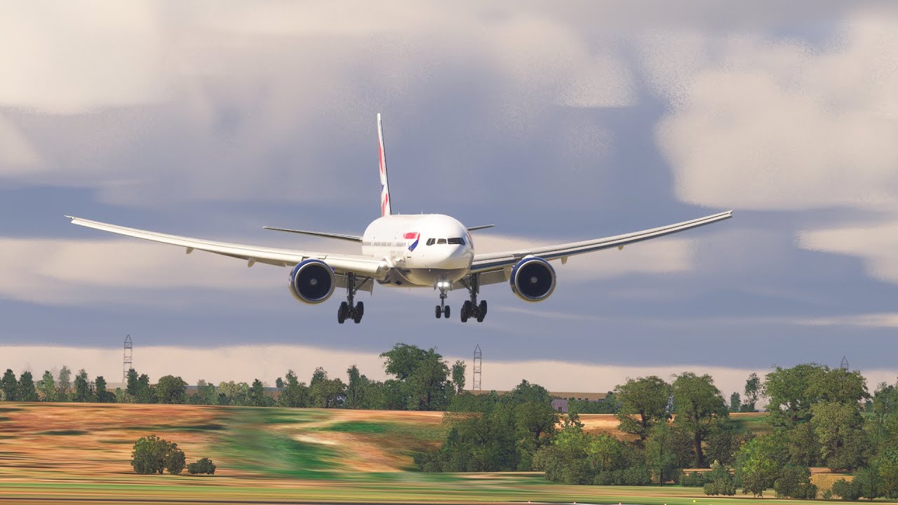 Extreme Aircraft Power in Seconds!! British Airways Boeing 777