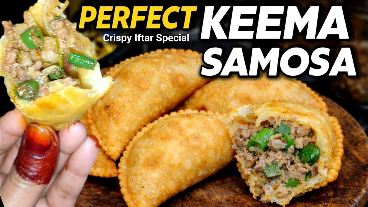 Keema Samosa Recipe | Crispy Iftar Special Keema Samosa | MBA Cooking