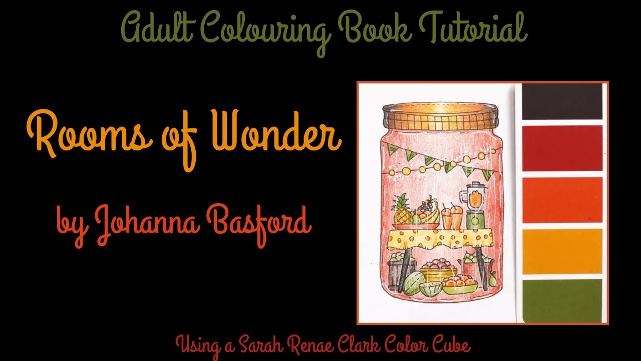 Adult Colouring Tutorial Smoothie Jar - from Rooms of Wonder by Johanna Basford