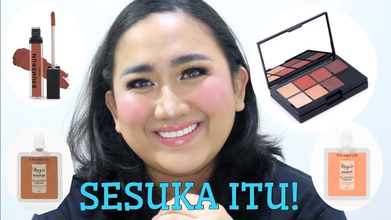 SIMPLE MAKEUP LOOK WITH BRUNBRUN PARIS  || SORAYA HYLMI