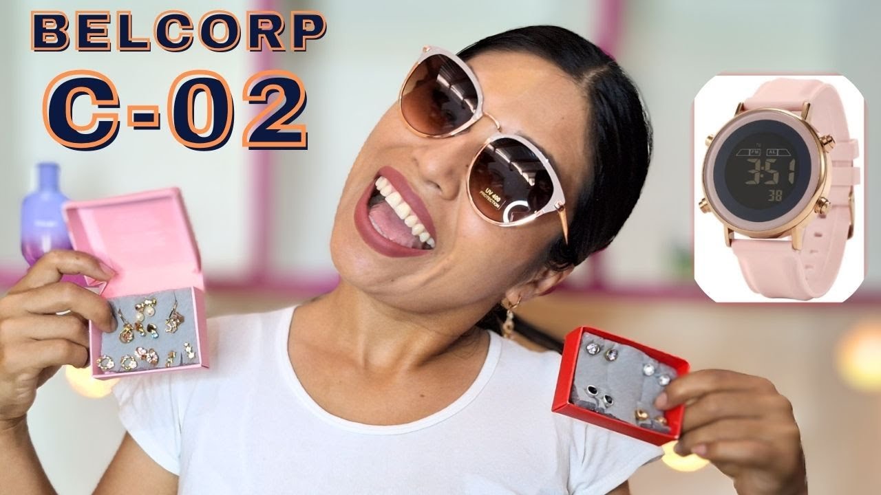 BELCORP C02-2024‼️Reloj digital LOVE😍Lentes LINDSAY😎Aretes💎Driedt y Chic Princess💎