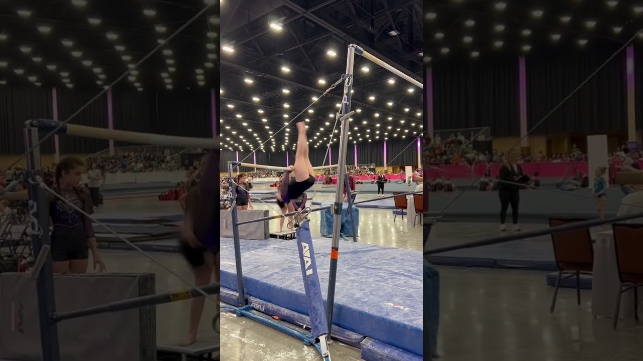 Beautiful Xcel Silver Bar Routine