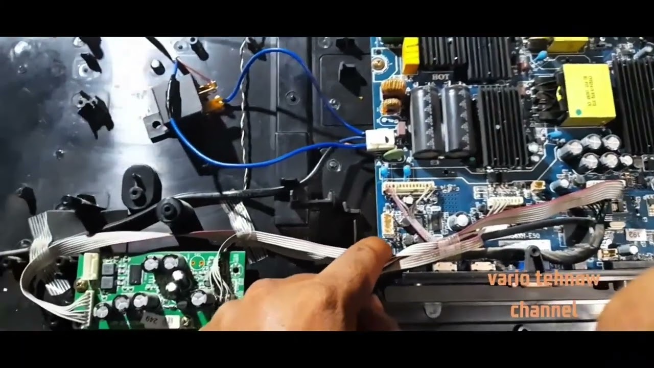 Penggantian inferter lampu backlight yang rusak//tv led polytron