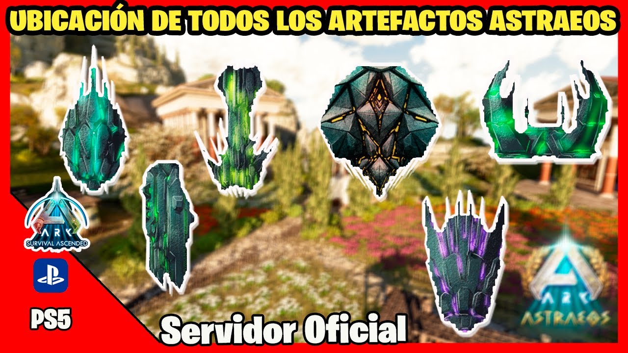 Ubicación de ARTEFACTOS en ASTRAEOS | ARK Ascended