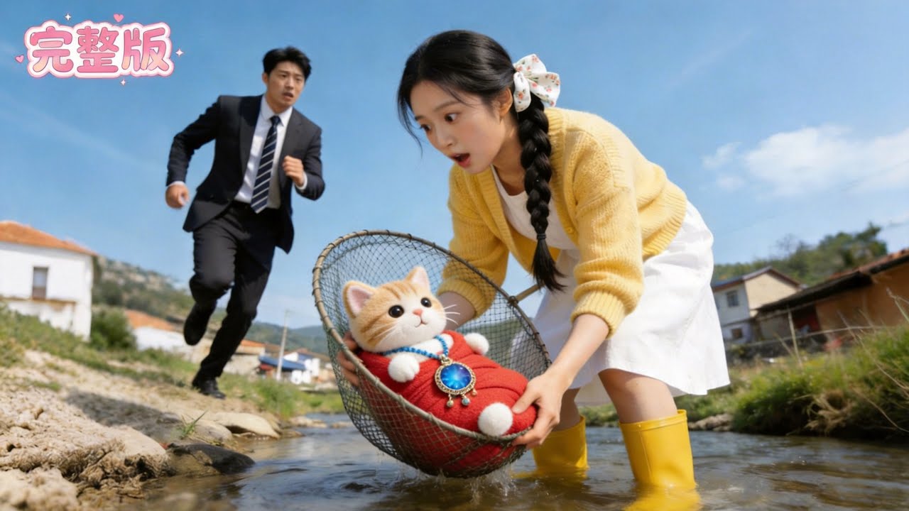 村女孩在河邊意外撿到的嬰兒，竟是千億財產的唯一繼承人！隔天十輛豪車直沖村口，總裁親自登門，把母女接回豪宅寵上天！#霸总 #甜寵 #愛情 #短劇 #總裁 #灰姑娘 #追妻火葬场