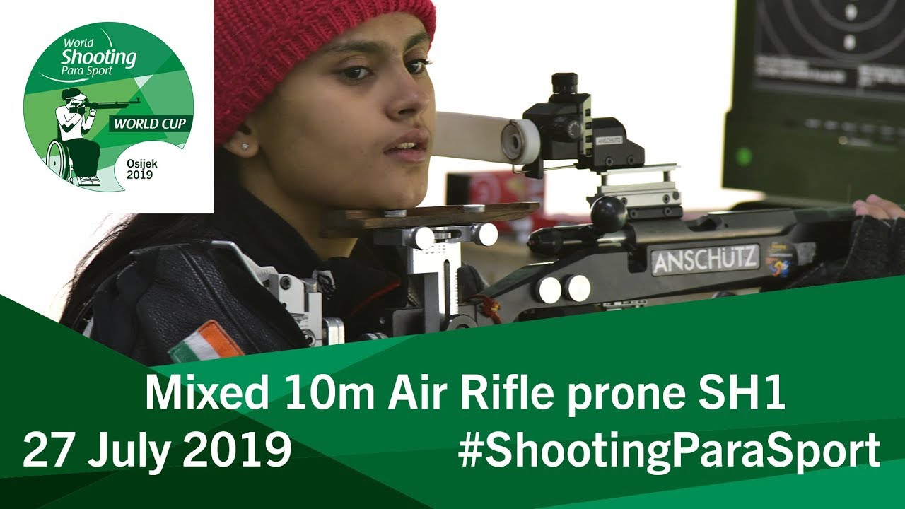 Mixed 10m Air Rifle prone SH1 | World Shooting Para Sport | Osijek 2019