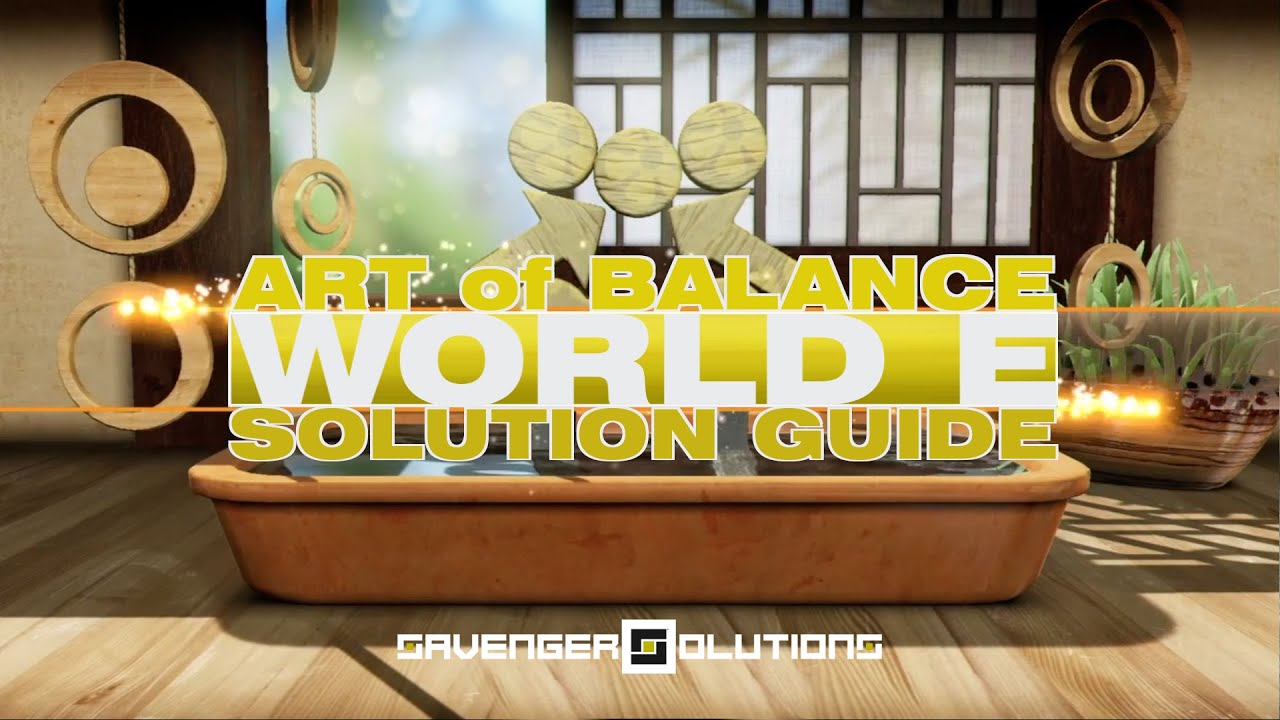 ART OF BALANCE | Full World E Solution Guide | PS4