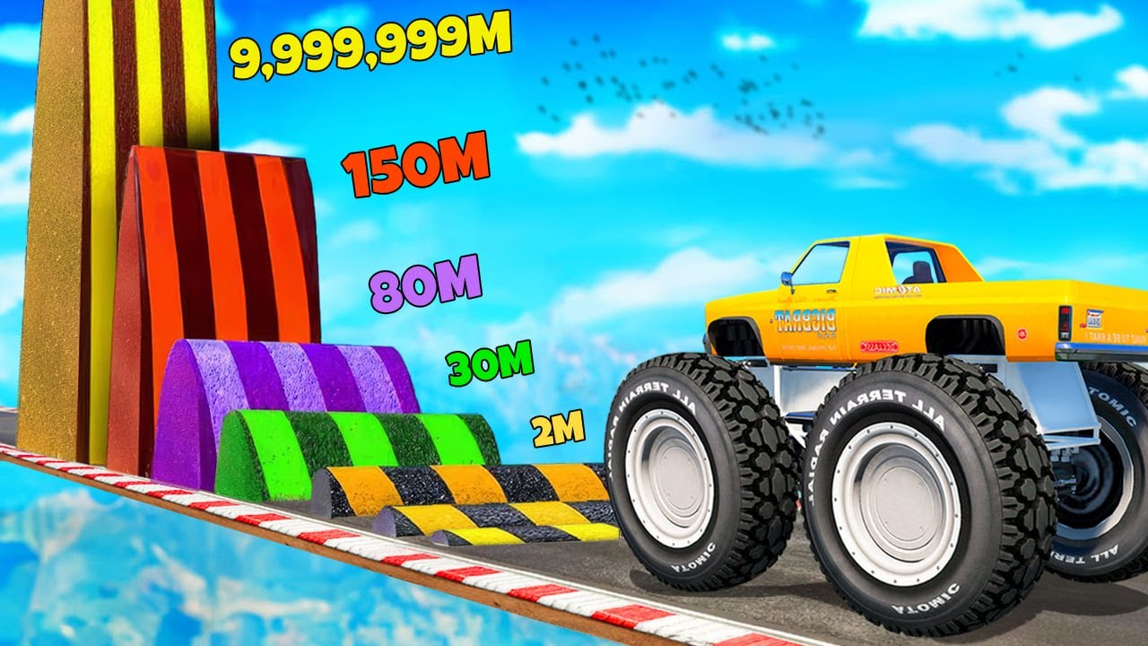 ¿PUEDE UN MONSTER TRUCK PASAR POR ENCIMA DE UN RADÓN EN GTA 5? - EXPERIMENTA EN GTA 5