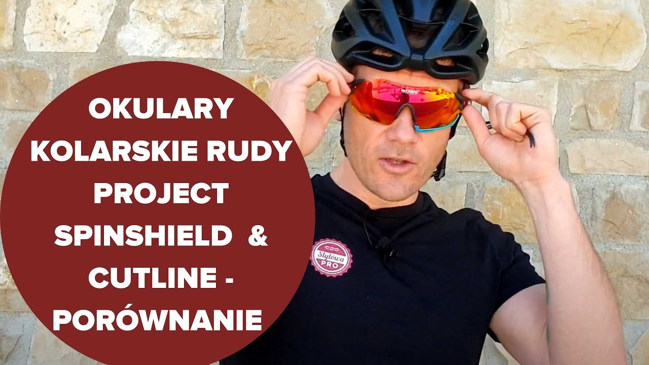 Okulary kolarskie Rudy Project Spinshield oraz Cutline - porównanie, zalety, wady, przeznaczenie.